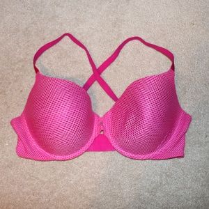 Victoria's Secret Hot Pink adjustable strap 38D
